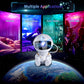 Astronaut Star Projector Night Light – USB Rechargeable & Remote Control
