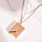 Envelope Pendant Necklace – “Love You” Message Gift for Her