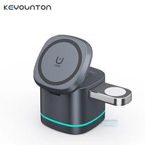 3-in-1 Magnetic Wireless Charger for Apple Devices - 15W Fast Charge