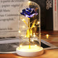 Galaxy Rose with Fairy Lights in Dome – Perfect Gift