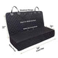 Dog Car Seat Cover - Waterproof Backseat Cushion for Pets