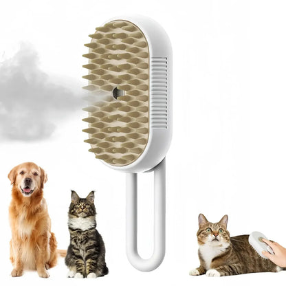 Pet Spray Grooming Comb – De-shedding & Styling Tool for Dogs and Cats