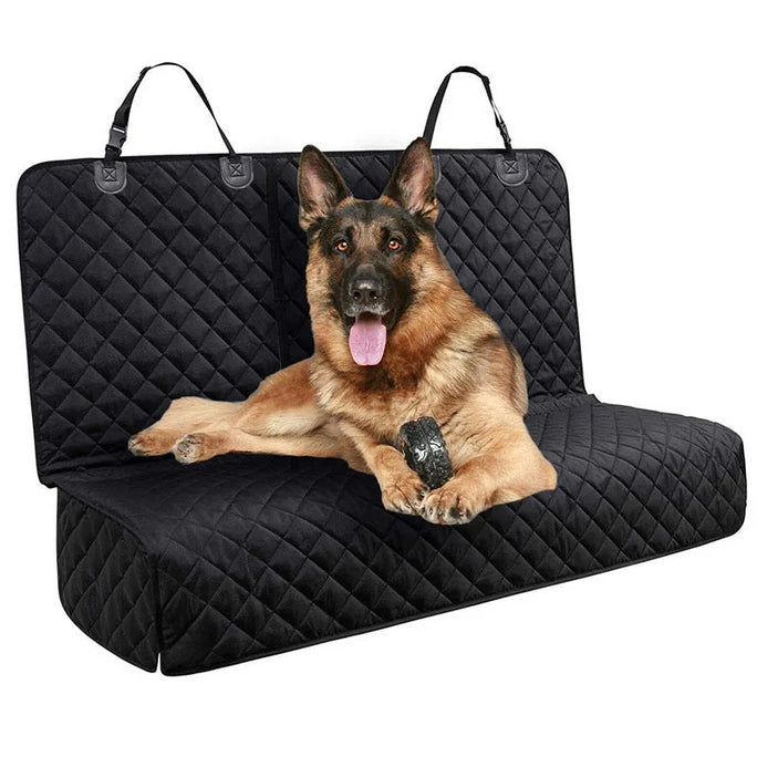 Dog Car Seat Cover - Waterproof Backseat Cushion for Pets