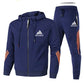 Adidas Men’s Sports Zipper Hoodie & Casual Sweatpants Set