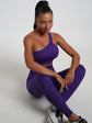 Seamless High-Waist Yoga Set – Workout Leggings & Crop Top for Women