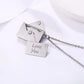 Envelope Pendant Necklace – “Love You” Message Gift for Her