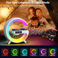RGB Wireless Charger Stand with Alarm Clock & Speaker