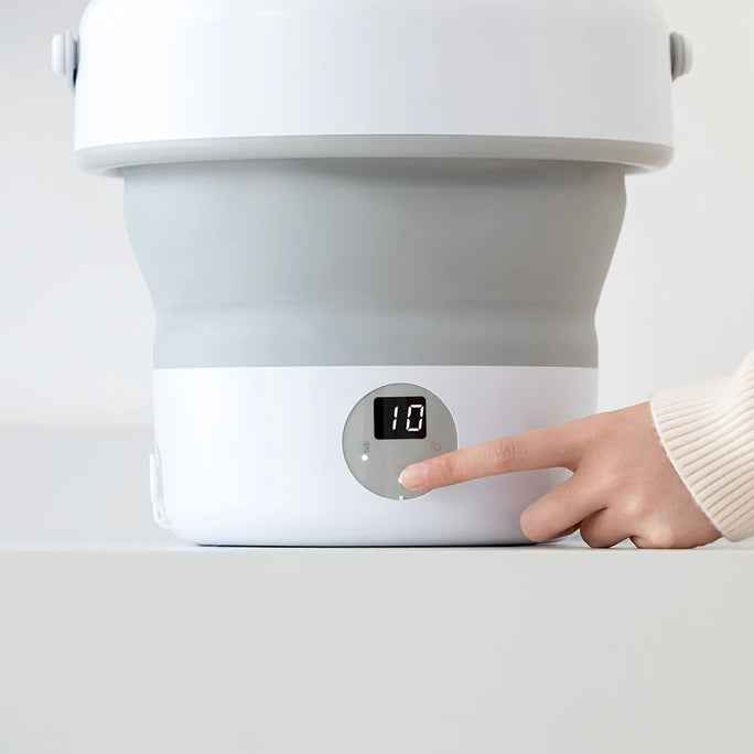 Mini Folding Washing Machine – 8L Capacity, Automatic Modes & Travel-Friendly Design