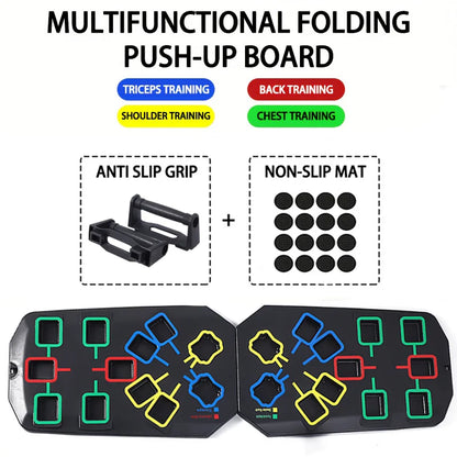 Portable Push-Up Board Set – Foldable Full-Body Trainer