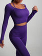 Seamless High-Waist Yoga Set – Workout Leggings & Crop Top for Women
