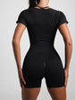 Seamless High-Waist Yoga Set – Workout Leggings & Crop Top for Women
