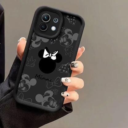Cute Mickey & Minnie Mouse Phone Case – Soft Shockproof Cover for Xiaomi & POCO