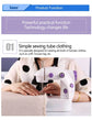 Compact Sewing Machine 202 – With Built-in Light, Cutter & Pedal | Ideal for Beginners