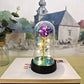 Galaxy Eternal Rose in Glass Dome