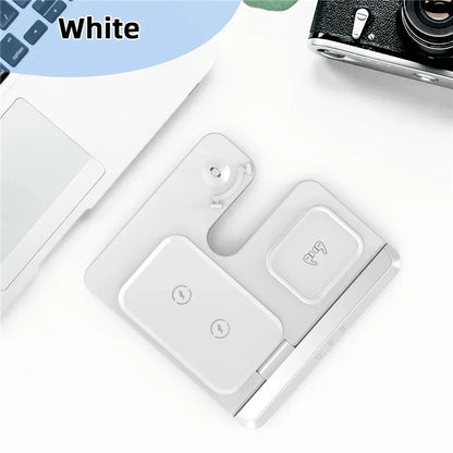 Fast Wireless Charger Stand – Phone, Watch & Buds