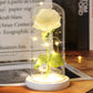 Galaxy Rose with Fairy Lights in Dome – Perfect Gift