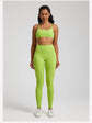Buttery Soft Gym Set – Leggings & Backless Sports Bra Matching Outfit
