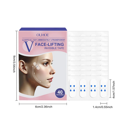 Invisible Face Lifter Tape✨Has a delicate V face（40PCS）