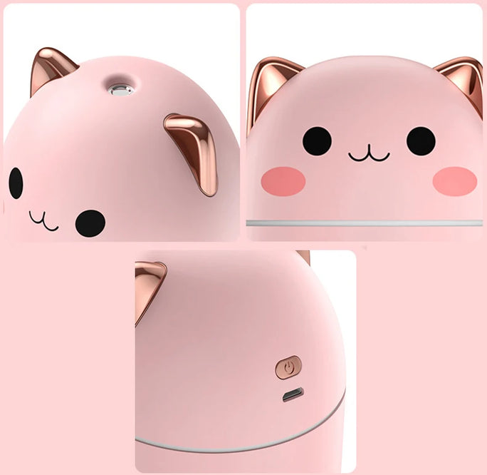 Cute Kitten Humidifier & Essential Oil Diffuser for Home
