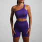 Seamless High-Waist Yoga Set – Workout Leggings & Crop Top for Women