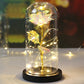 Galaxy Rose with Fairy Lights in Dome – Perfect Gift