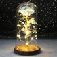Galaxy Rose with Fairy Lights in Dome – Perfect Gift