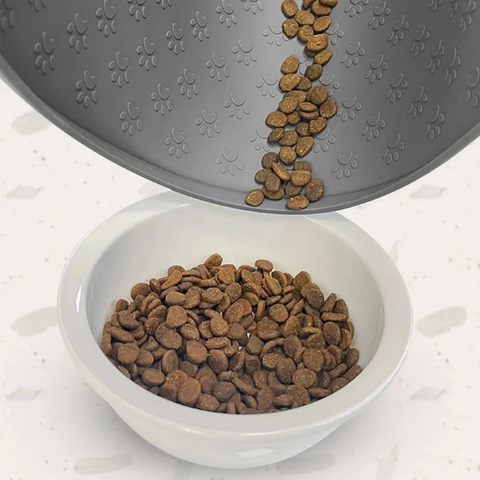 Non-Spill Silicone Pet Mat - Waterproof & Easy to Clean