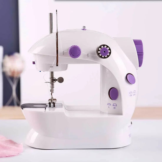 Compact Sewing Machine 202 – With Built-in Light, Cutter & Pedal | Ideal for Beginners