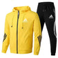 Adidas Men’s Sports Zipper Hoodie & Casual Sweatpants Set