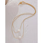 Pearl & Stainless Steel Necklace