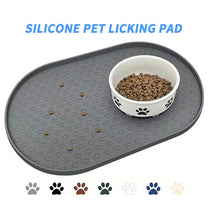 Waterproof Pet Food Mat – Non-Slip Silicone Bowl Pad for Dogs & Cats