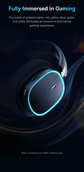 Baseus GH02 Wireless Gaming Headphones - RGB & Bluetooth 5.3