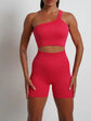 Seamless High-Waist Yoga Set – Workout Leggings & Crop Top for Women
