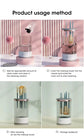 Portable Electric Brush Cleaner – USB Makeup Washer & Quick Dryer