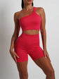 Seamless High-Waist Yoga Set – Workout Leggings & Crop Top for Women