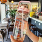 Large 2L Sports Water Bottle – Straw & Hour Markings