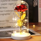 Galaxy Rose with Fairy Lights in Dome – Perfect Gift
