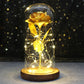 Galaxy Rose with Fairy Lights in Dome – Perfect Gift