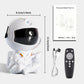 Astronaut Star Projector Night Light – USB Rechargeable & Remote Control